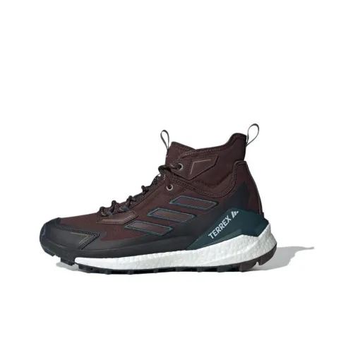 adidas Terrex FREE HIKER 2,0 Устойчивый к истиранию Дышащий MID Топ Обувь для активного отдыха Унисекс Умбра