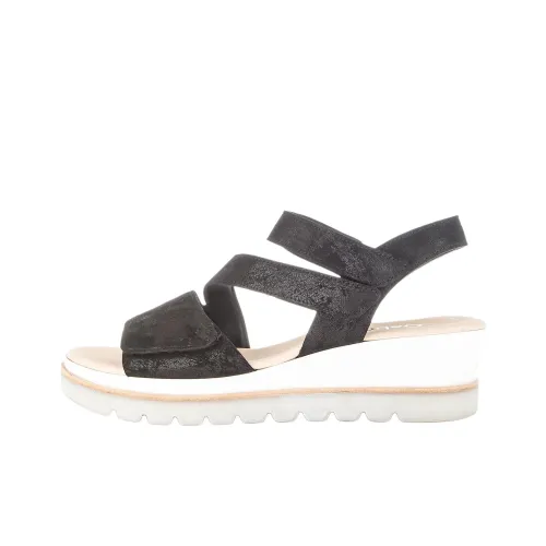 Gabor One Ремешок Сандалии 3 см Женские Черные