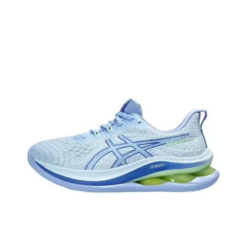 Asics Gel Kinsei Ma Амортизация Износостойкий Низкий Топ Повседневные Беговые кроссовки Женские Светло-белый Синий