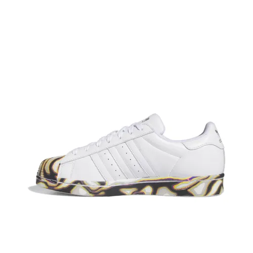 Adidas Originals PRIDE SUPERSTAR Low Топ Скейтборд Кроссовки Унисекс Белый