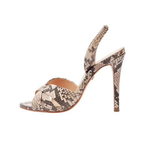 Schutz Keefa One Ремешок Сандалии 10,5 см Женские Серый Коричневый