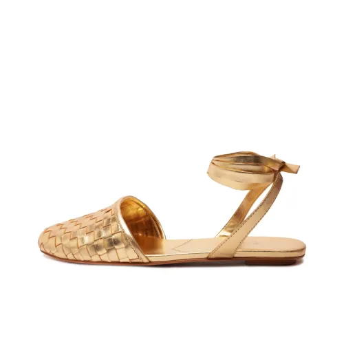 Schutz Ariel Casual Shoes Women's Gold Schutz Ариэль Повседневная Обувь Женская Золото