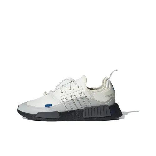 Adidas Originals NMD_R1 Slip-Resistant Low Top Беговые кроссовки Мужские Белые