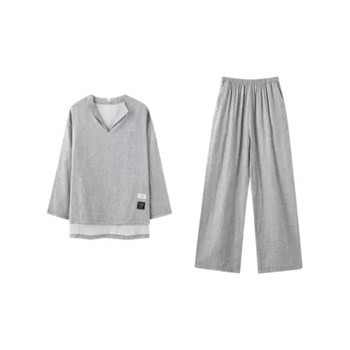 Redu Светло-серый Женские Пижамные Комплекты