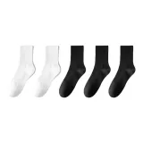 5 пар (Черный 3 + Белый 2)