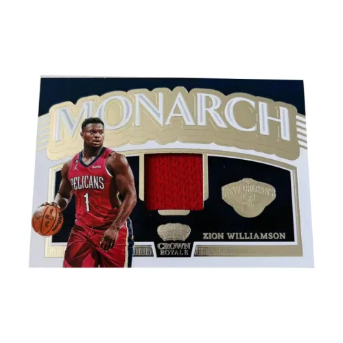 Панини Zion Williamson 22 23 Пеликан Корона Джерси Материал Звезда Карта пройдет Спортивные карты 1 шт