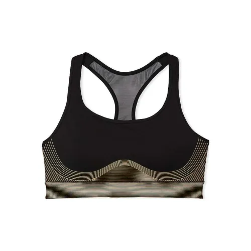 Victoria's Secret VS Sport Бюстгальтер Женские Черный Золото Многоцветный