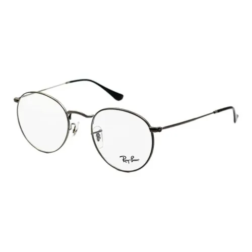 RayBan Нержавеющая сталь Нерегулярная форма Оправа для очков Мужская Черная