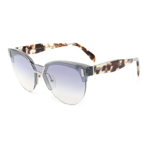 PRADA Пластик Нерегулярная форма Солнцезащитные очки Женские Серый