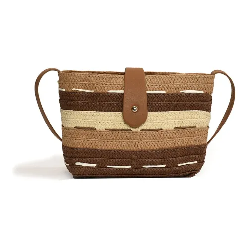 S.REPHEN Соломенная плетеная сумка BEACH BAG Сумка через плечо Женская Хаки