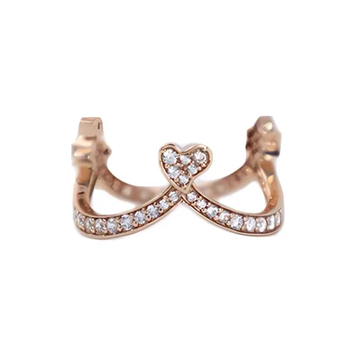 Vivienne Westwood Silver Rings Women's Rose Gold Gold Вивьен Вествуд Серебряные Кольца Женские Розовое Золото Золото