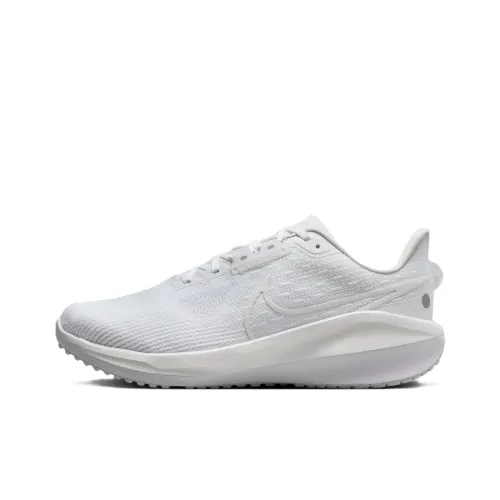 Nike Air Zoom Vomero 17 Slip-Resistant Low-Top Беговые кроссовки Мужские Серый Белый