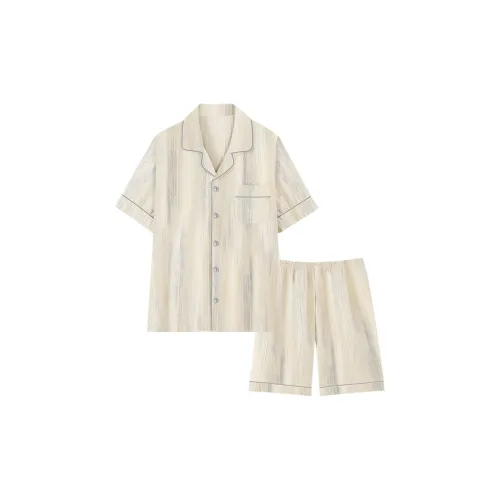 Han Ziduo Пижамный комплект Мужской Tie Dye Полосы