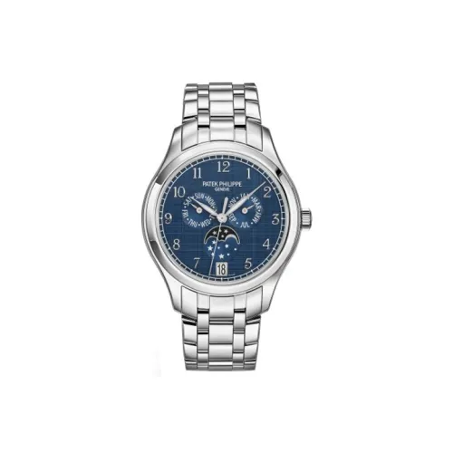 PATEK PHILIPPE Автоматический Механический Часы Мужские Complex Function Chronograph Series 38мм*11мм Синий