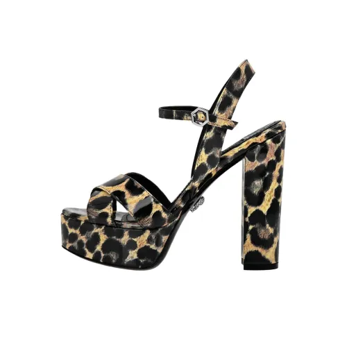 PHILIPP PLEIN One Ремешок Сандалии 14 см Женские Черные