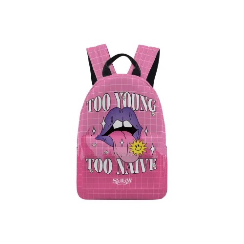 SRRW ПУ (полиуретан) Рюкзак Мини Маленькая Сумка Стандартная Унисекс Фуксия