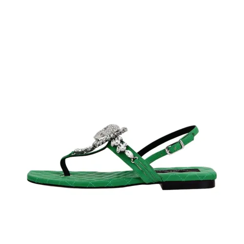 PHILIPP PLEIN One Ремешок Сандалии Женские Зеленые