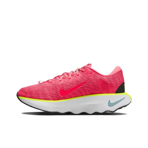 Nike Motiva Slip-resistant Abrasion-resistant Low Top Casual Running Shoes Women's Red White