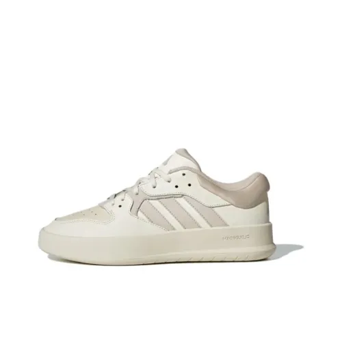 Adidas Court Slip-Resistant Abrasion-Resistant Low-Top Skateboard Shoes Men's Ecru Adidas Court Slip-Resistant Abrasion-Resistant Низкие Кроссовки для Скейтбординга Мужские Экрю