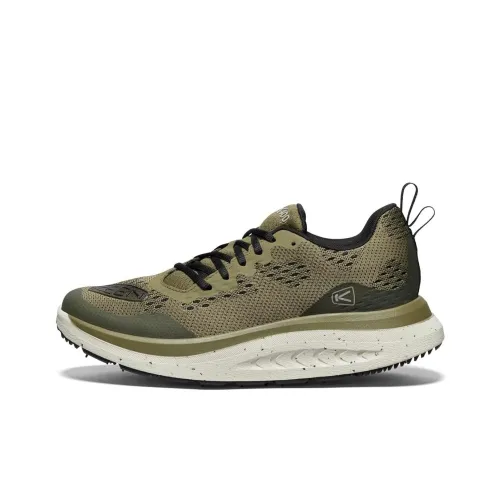 KEEN WK400 Double Амортизация Износостойкий Низкий Топ Уличная Обувь Мужская Зеленая
