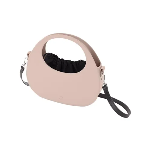 O Bag Термопластичный Комплекс Через плечо Одно плечо Сумка Женская Дымчатый Розовый Черный