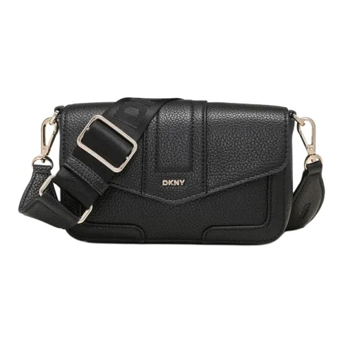 DKNY Переработанный полиэстер Сумка через плечо Мини Женская Черная