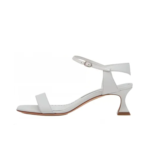 MANOLO BLAHNIK One Ремешок Сандалии 5 см Женские Белые