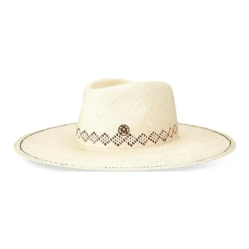 Maison Michel Солома Цилиндры Женские Светло-бежевый