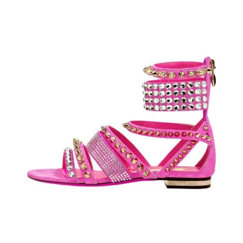 PHILIPP PLEIN One Ремешок Сандалии Женские Розовые