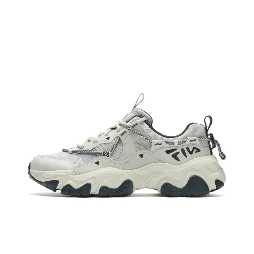 FILA Fluid 5 Casual Low Top Silver Green/Bold Gray Men's
