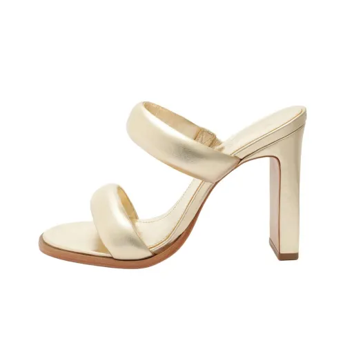 Schutz Слипоны 10,7cm Женские Золотые