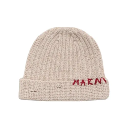 MARNI Шерстяные Шапки Женские Бежевые