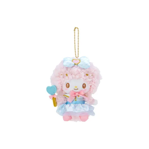 Санрио Piano Сияющий Heartfelt Куклы Плюшевый Брелок 7 см Рекомендуемая высота
