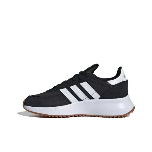 Adidas Slip-resistant Abrasion-resistant Low Top Беговые кроссовки Унисекс Черный Белый