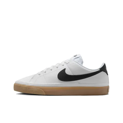 Nike Court Legacy Low Топ Кроссовки для скейтбординга Женские Белые Черные