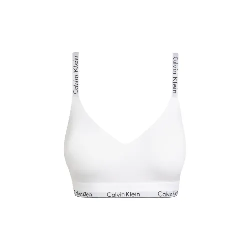 CALVIN KLEIN Бюстгальтер Европейская версия Женская Белая