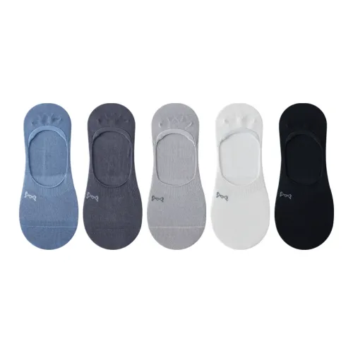 MIIOW No Show Носки Удобный Отводящий влагу Минималистский стиль Универсальный Удобный Мужской 5 пар