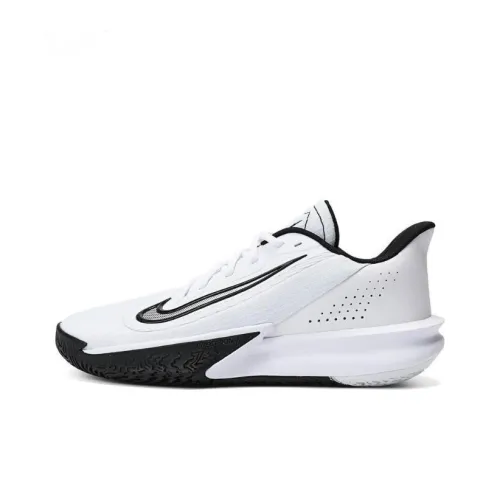 Nike Precision 7 Баскетбольные кроссовки Низкий топ Белый черный Мужской