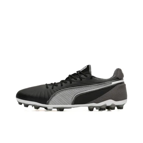 PUMA King Ultimate MG MULTI Ground Искусственный шипы Футбольные бутсы Мужской Черный Серый
