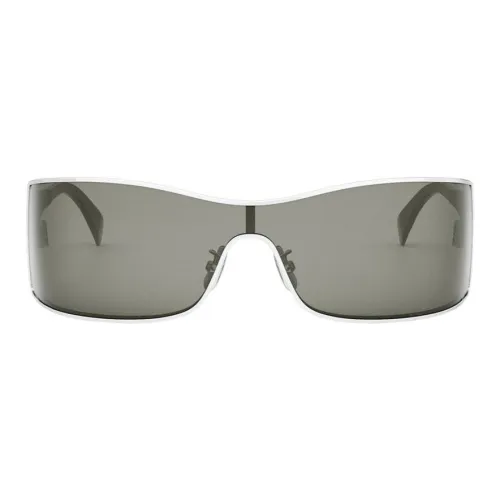 CELINE Металл Нерегулярная форма Солнцезащитные очки Женские Белые