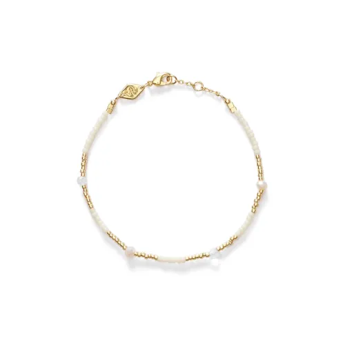 ANNI LU Brass Bracelets Женские Золото Белый