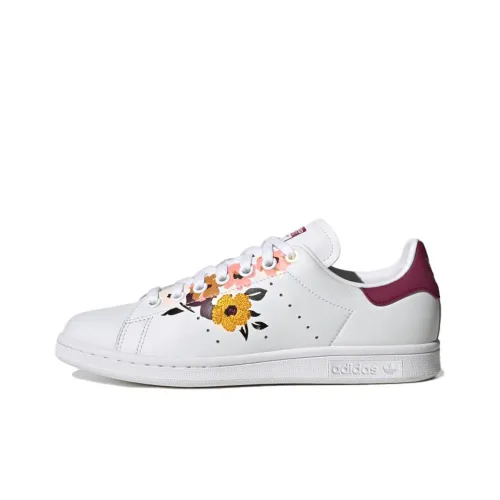 Adidas Originals Stan Smith Slip-Resistant Low Top Скейтборд Кроссовки Женские Белые