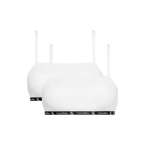 CALVIN KLEIN Бюстгальтер Европейская версия Женские 2 упаковки Белый