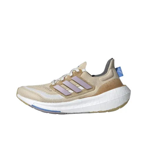 Adidas Ultraboost Light Амортизация Износостойкий Низкий Топ Беговые кроссовки Женские Белый Коричневый
