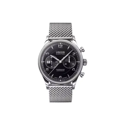 UNION GLASHUTTE/SA Автоматический Механический Механизм Мужские Часы 42 мм Черный