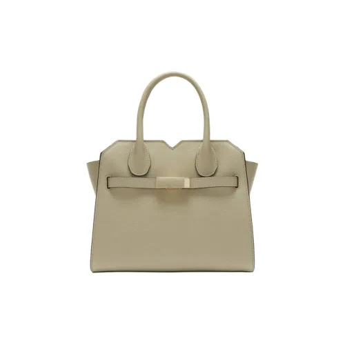 Valextra Millepunte Мягкая Телячья Кожа Сумка через плечо Сумка Мини Женская Тундровый Зеленый