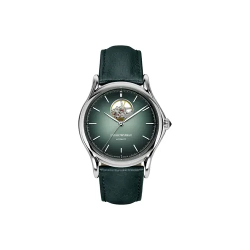 EMPORIO ARMANI Автоматический Механический Механизм Мужские Часы 42 мм Зеленый