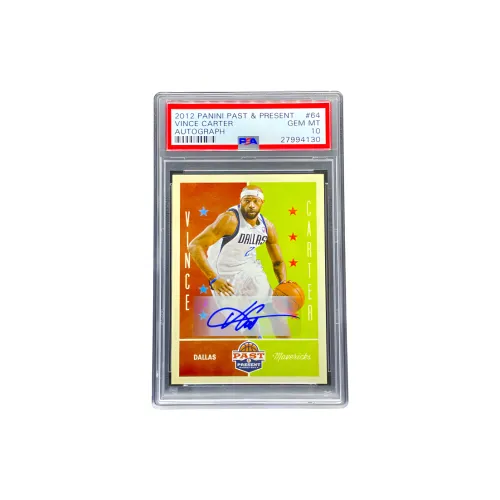 PANINI VINCE Carter 2012 13 Mavericks Подпись Perfect PSA 10 Perfect Basketball Card Сертифицированные карточки 1 шт