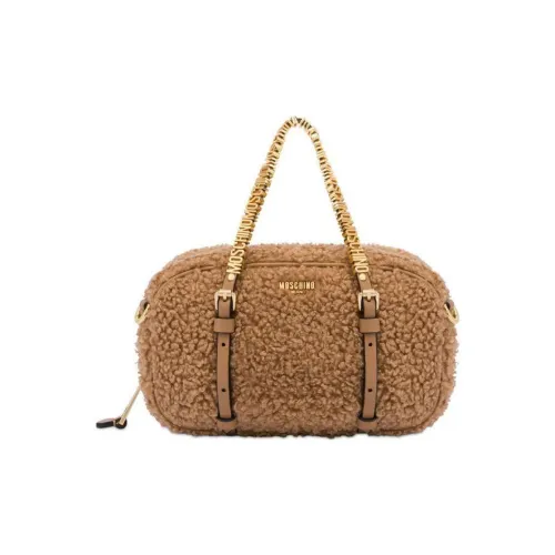 MOSCHINO Полиэстер Сумка через плечо Сумка Обычная Женская Верблюжий Коричневый