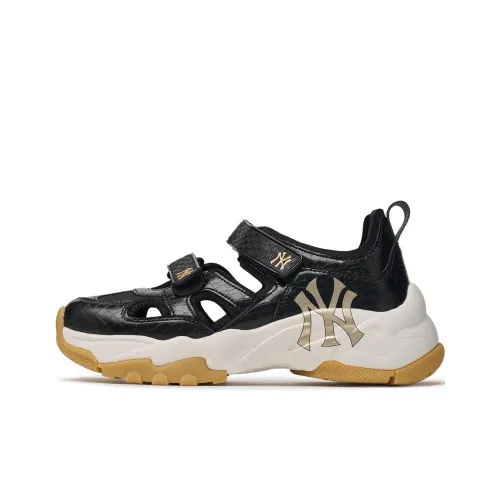 MLB Сандал Chunky Mask Шокаблоки Противоскользящие Низкий Топ Повседневные Беговые кроссовки Унисекс Черный